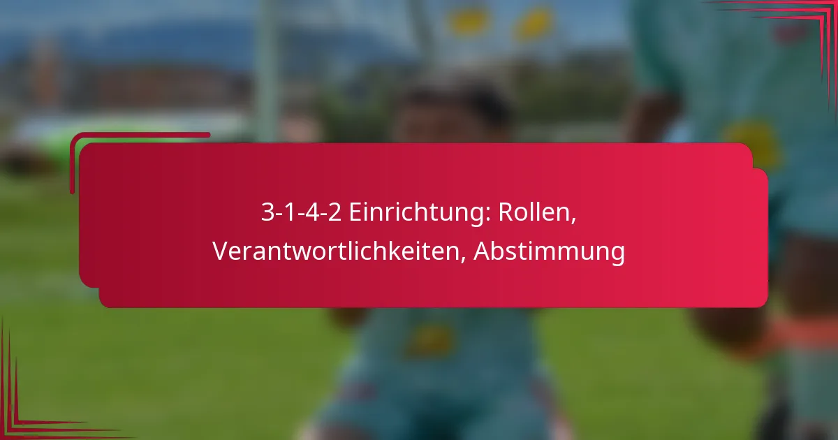 3-1-4-2 Einrichtung: Rollen, Verantwortlichkeiten, Abstimmung