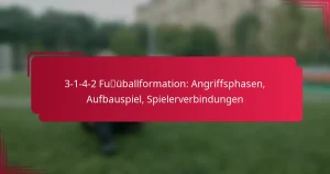 Read more about the article 3-1-4-2 Fußballformation: Angriffsphasen, Aufbauspiel, Spielerverbindungen