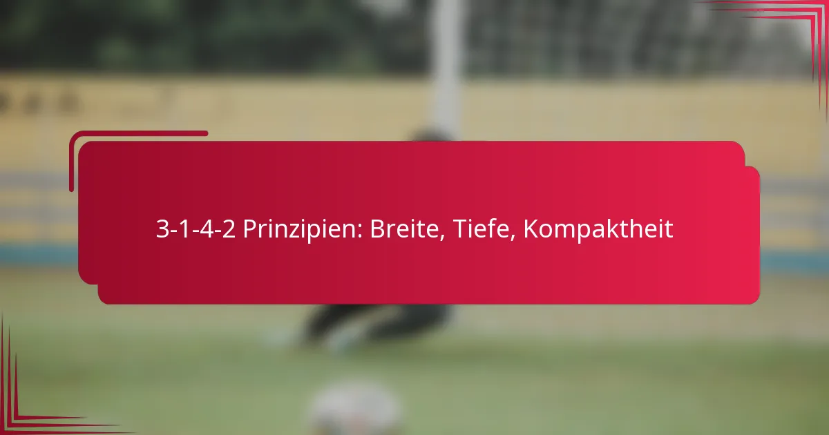 Read more about the article 3-1-4-2 Prinzipien: Breite, Tiefe, Kompaktheit