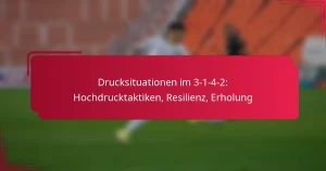 Read more about the article Drucksituationen im 3-1-4-2: Hochdrucktaktiken, Resilienz, Erholung