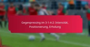 Read more about the article Gegenpressing im 3-1-4-2: Intensität, Positionierung, Erholung