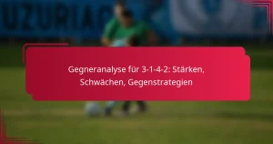 Read more about the article Gegneranalyse für 3-1-4-2: Stärken, Schwächen, Gegenstrategien