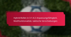 Read more about the article Hybrid-Rollen in 3-1-4-2: Anpassungsfähigkeit, Multifunktionalität, taktische Verschiebungen