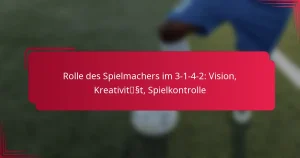 Read more about the article Rolle des Spielmachers im 3-1-4-2: Vision, Kreativität, Spielkontrolle