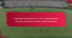 Read more about the article Trainingsschwerpunkt für 3-1-4-2: rollenspezifische Übungen, taktische Einheiten, Spielsimulationen